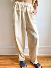 Load image into Gallery viewer, Casual Loose Solid Color Cotton Linen Two Piece Set
