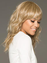 Load image into Gallery viewer, Brown and Blonde Mid-Length Curly Synthetic Wigs
