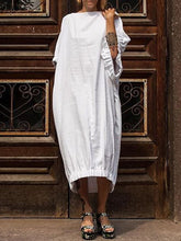 Load image into Gallery viewer, Fashion  Pleated Cuff Casual Dress
