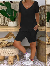 Load image into Gallery viewer, Casual Fashion Solid Color V-neck Suit
