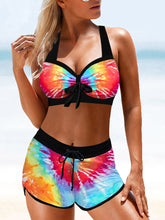 Load image into Gallery viewer, Sexy Elastic Hight Waist Multicolor Bikini Set
