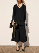 Load image into Gallery viewer, Deep V-Neck Long Sleeve Simple Women&#39;S Suit
