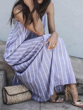 Load image into Gallery viewer, Bohemia Spaghetti-Neck Deep V-Neck Maxi Dress

