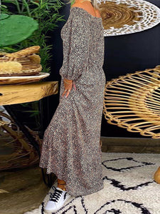 Irregular Skirt Strapless Casual Dress