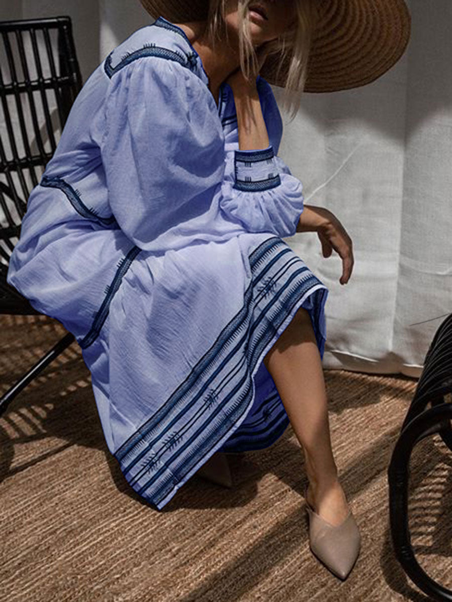 Fashionable Bohemian Casual Maxi Dress