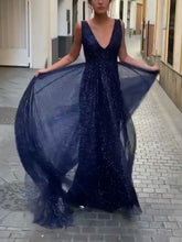 Load image into Gallery viewer, Elegant Backless Solid Color Maxi Dress
