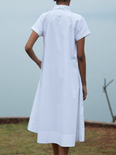 Load image into Gallery viewer, Simple Casual Loose V Neck Dress
