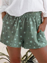 Load image into Gallery viewer, Casual Loose Star Print ShortsCasual Loose Star Print Shorts
