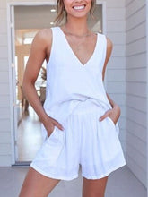 Load image into Gallery viewer, Daily Simple Casual Loose Short Sleeved Shirt Shorts Suit
