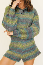 Load image into Gallery viewer, V-neck Button Loose Set
