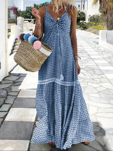 Summer Fashion Slim Fit Holiday Maxi Dress