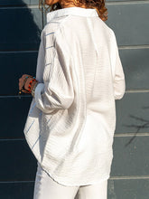 Load image into Gallery viewer, Casual Print Long Sleeve T-Shirts Button-Up Top
