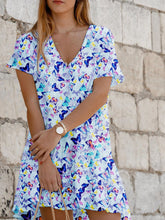 Load image into Gallery viewer, Bohemian Retro Casual Loose Sling Top Floral Pants Set
