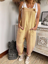 Load image into Gallery viewer, Simple Casual Plain Sling Jumpsuit
