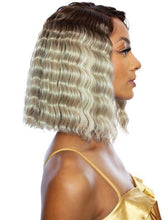 Load image into Gallery viewer, Blonde Mix Color Short Wavy Curly Hair Mane Concept Synthetic Wigs
