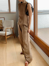 Load image into Gallery viewer, Elegant Sleeveless Pure Color Women&#39;s Suit
