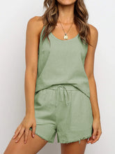 Load image into Gallery viewer, Casual Loose Sling Sleeveless Two-piece Suit
