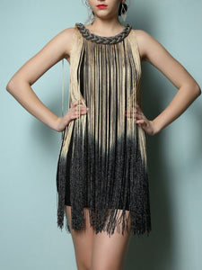 Sexy Tassel Evening Dress