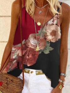 Bohemian Vintage Floral Suspender Top