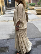 Load image into Gallery viewer, Fashion Casual Ruffled Sleeve Dress
