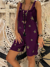 Load image into Gallery viewer, Fashion Wild Star Print Short Jumpsuit

