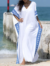 Load image into Gallery viewer, Ethnic Style Loose Mid-length Sleeve Casual Dress
