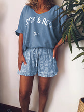 Load image into Gallery viewer, Simple Casual Comfortable Loose Top Shorts Suit
