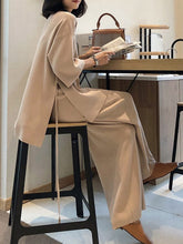 Load image into Gallery viewer, Casual Loose Top Pants Knitted Suit
