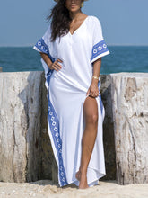Load image into Gallery viewer, Ethnic Style Loose Mid-length Sleeve Casual Dress
