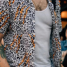 Load image into Gallery viewer, Men Street Style Leopard Printed Shirt

