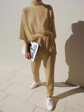 Load image into Gallery viewer, Solid Color Comfortable High Collar Suit
