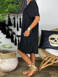 V-neck Casual Short Sleeve Dress