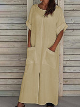 Load image into Gallery viewer, Fashion Casual Personality Pocket Dress
