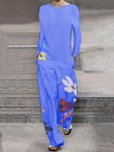 Load image into Gallery viewer, Casual Loose Fashion Floral Jumpsuit
