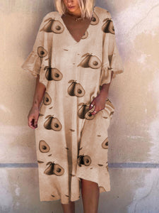 Printed Casual Dress