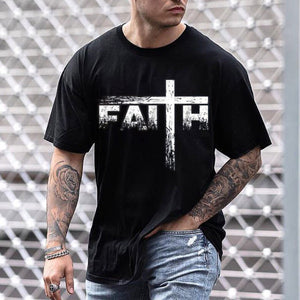 Men'S Round Neck Short Sleeve Christian T-Shirt