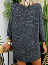 Load image into Gallery viewer, Casual Loose V-Neck Leopard Print Top Shorts Suit
