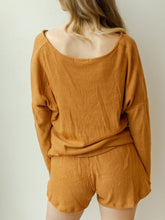 Load image into Gallery viewer, V-neck Long-sleeved Knitted Solid Color Suit
