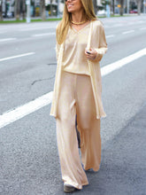 Load image into Gallery viewer, Simple Casual Comfortable Soft Top Trousers Three-Piece Suit
