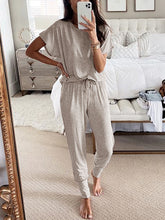 Load image into Gallery viewer, Simple Casual Loose Comfortable Soft Top Pants Suit
