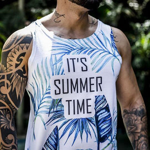 Men'S Fashion Summer Print Vest