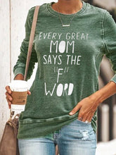 Load image into Gallery viewer, Printed Casual Long Sleeve T-Shirt
