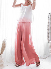 Load image into Gallery viewer, Simple Casual Loose Sling Top Pants Suit
