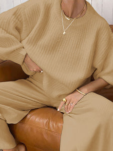 Fashionable Home Solid Color Suit