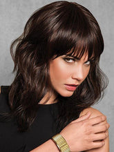 Load image into Gallery viewer, Brown and Blonde Mid-Length Curly Synthetic Wigs
