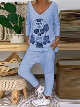 Load image into Gallery viewer, Casual Loose Long Sleeve Top Pants Suit
