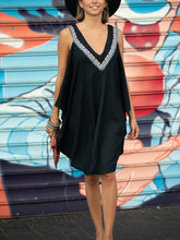 Load image into Gallery viewer, Boho Oversized Fringe Open Shoulder Beach Casual Dress
