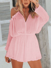 Load image into Gallery viewer, Sexy Elegant V-Neck Long Sleeve Top and Shorts Set

