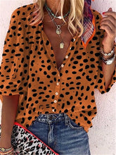 Load image into Gallery viewer, Casual Loose Leopard Shirt Top
