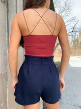Load image into Gallery viewer, Casual Cotton and Linen Wide Shorts
